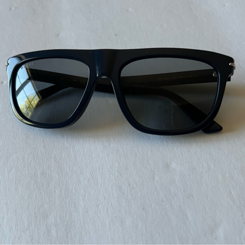 GUCCI GG1726S MENS SUNGLASSES DARK SHINY BLUE NWOT